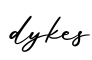 单词dykes书写
