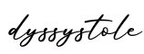 单词dyssystole书写