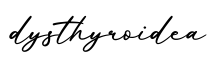 单词dysthyroidea书写