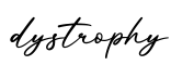 单词dystrophy书写