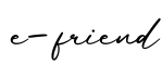 单词e-friend书写
