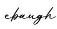 单词ebaugh书写