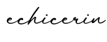 单词echicerin书写