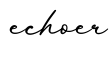 单词echoer书写