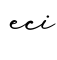 单词eci书写
