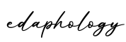 单词edaphology书写