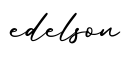 单词edelson书写