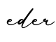 单词eder书写