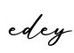 单词edey书写