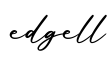 单词edgell书写
