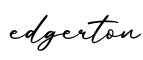 单词edgerton书写