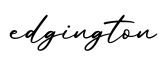 单词edgington书写