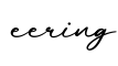 单词eering书写