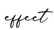 单词effect书写