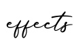 单词effects书写