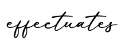 单词effectuates书写