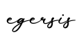 单词egersis书写