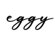 单词eggy书写