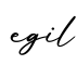 单词egil书写