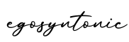 单词egosyntonic书写