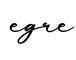 单词egre书写