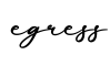 单词egress书写