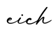 单词eich书写