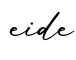 单词eide书写