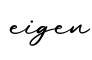 单词eigen书写
