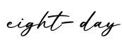 单词eight-day书写