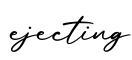 单词ejecting书写