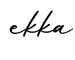 单词ekka书写