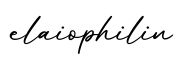 单词elaiophilin书写
