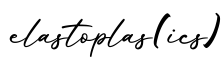 单词elastoplas(ics)书写