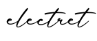 单词electret书写