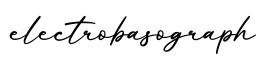 单词electrobasograph书写