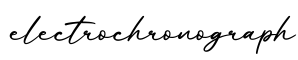 单词electrochronograph书写