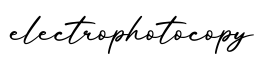单词electrophotocopy书写