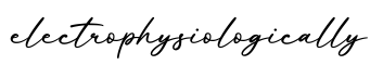 单词electrophysiologically书写
