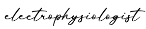 单词electrophysiologist书写