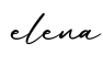 单词elena书写