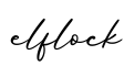 单词elflock书写