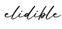 单词elidible书写