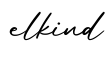 单词elkind书写