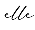 单词elle书写