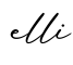 单词elli书写