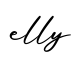 单词elly书写