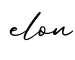 单词elon书写