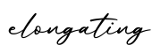 单词elongating书写