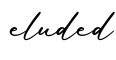 单词eluded书写